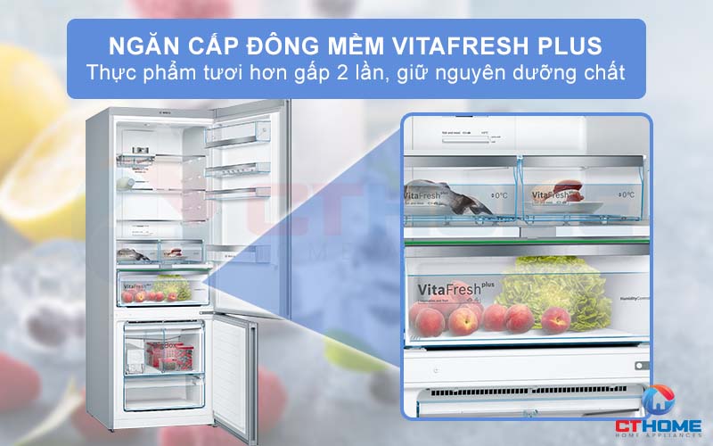 Hệ thống VitaFresh bảo quản thịt cá tươi hơn gấp 2 lần