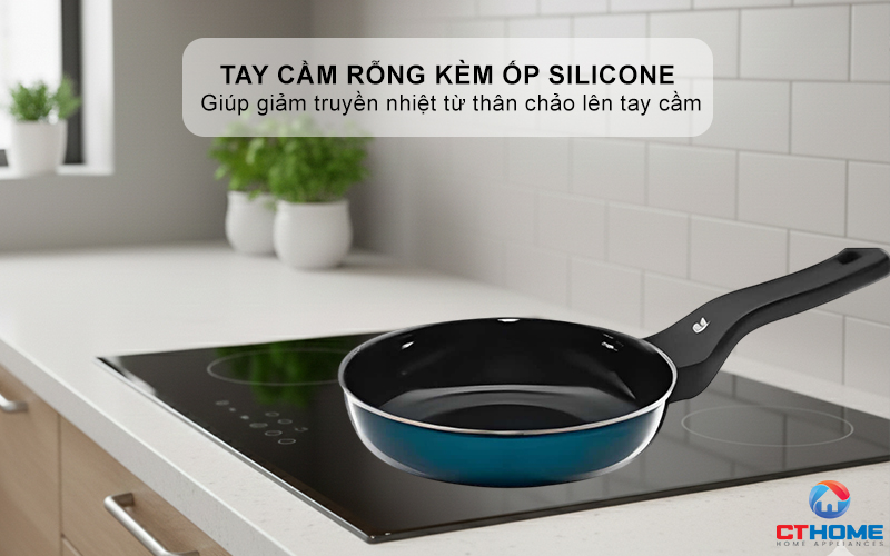 CHẢO RÁN WMF FUSIONTEC FRYING PAN 28CM COMPACT PETROL 0517285290 5