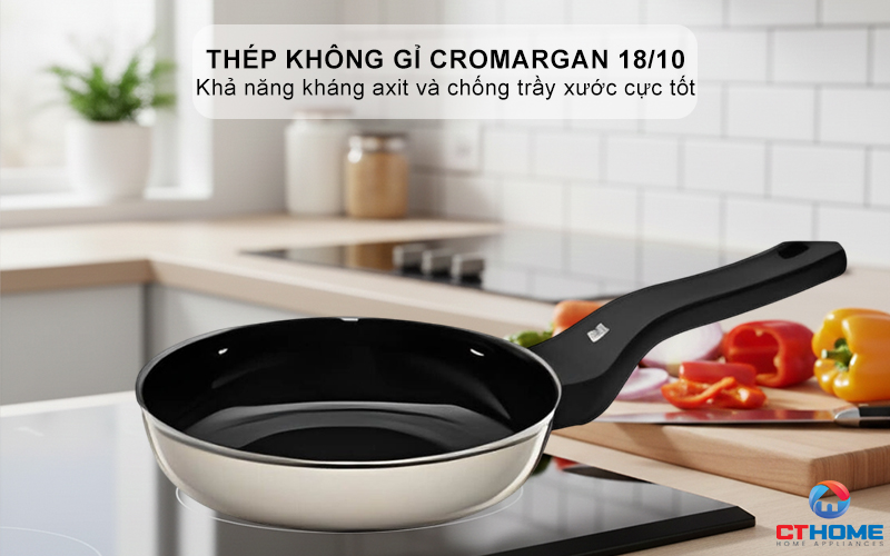 CHẢO RÁN WMF FUSIONTEC FRYING PAN 20CM COMPACT MACADAMIA 0517375290 2