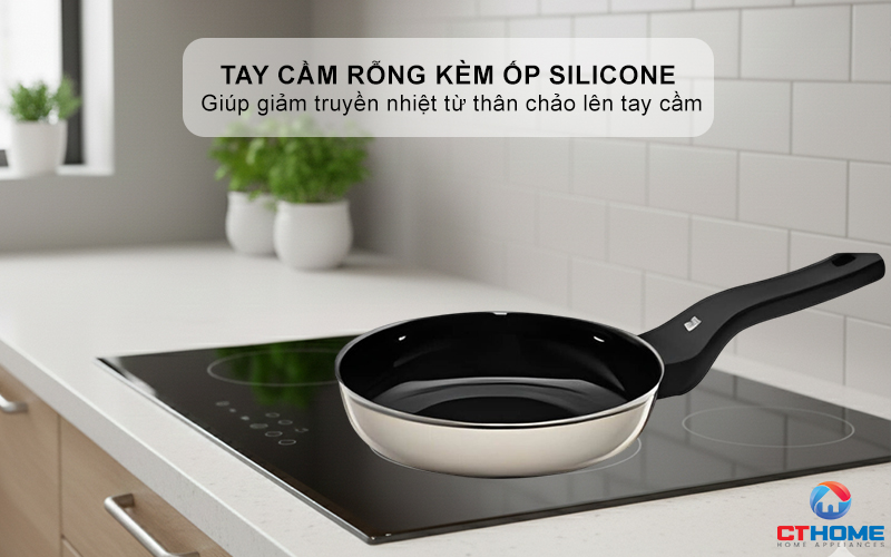 CHẢO RÁN WMF FUSIONTEC FRYING PAN 20CM COMPACT MACADAMIA 0517375290 5