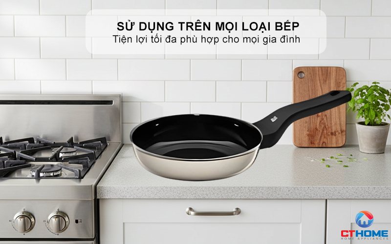 CHẢO RÁN WMF FUSIONTEC FRYING PAN 20CM COMPACT MACADAMIA 0517375290 6