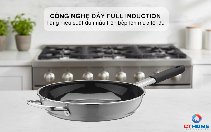 CHẢO RÁN WMF FUSIONTEC MINERAL FRYING PAN 28CM PLATINUM 0520675291 5