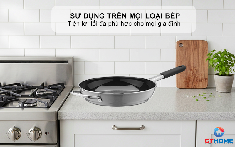 CHẢO RÁN WMF FUSIONTEC MINERAL FRYING PAN 28CM PLATINUM 0520675291 7