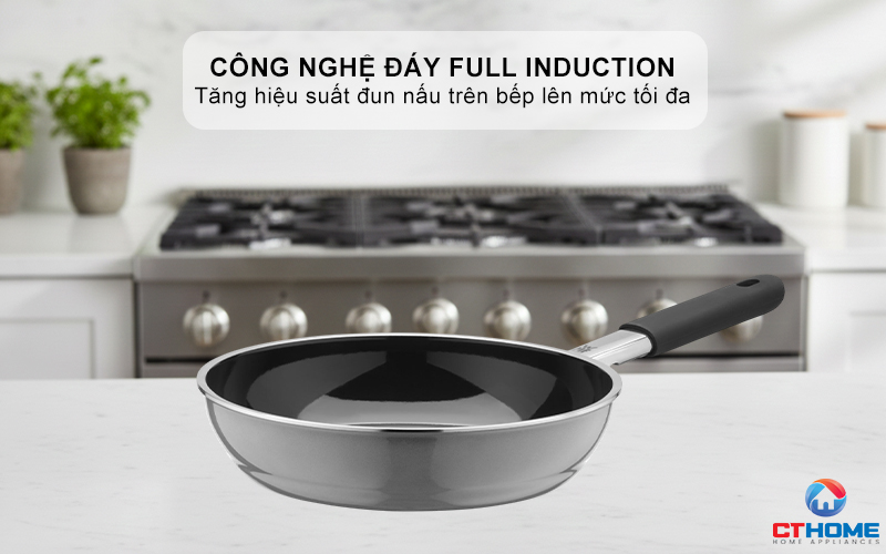 CHẢO RÁN  WMF FUSIONTEC MINERAL FRYING PAN 24CM PLATINUM 0520575291 4
