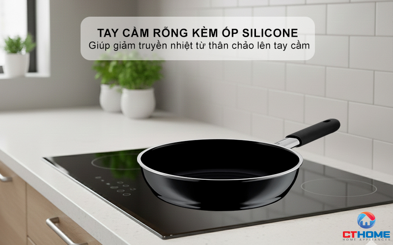 CHẢO RÁN WMF FUSIONTEC FRYING PAN 24CM ESSENTIAL BLACK 0517785290 6