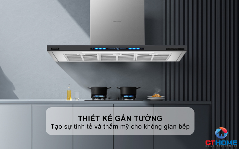 MÁY HÚT MÙI ÁP TƯỜNG GRANDX GX H90T78G NGANG 90CM GXH90T78G 1