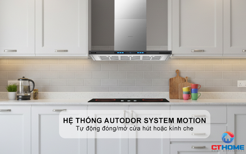 MÁY HÚT MÙI ÁP TƯỜNG GRANDX GX H90T78G NGANG 90CM GXH90T78G 5