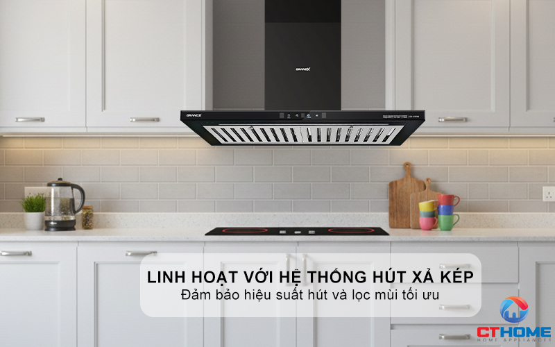 MÁY HÚT MÙI ÁP TƯỜNG GRANDX GX H70T65 NGANG 70CM GXH70T65 8