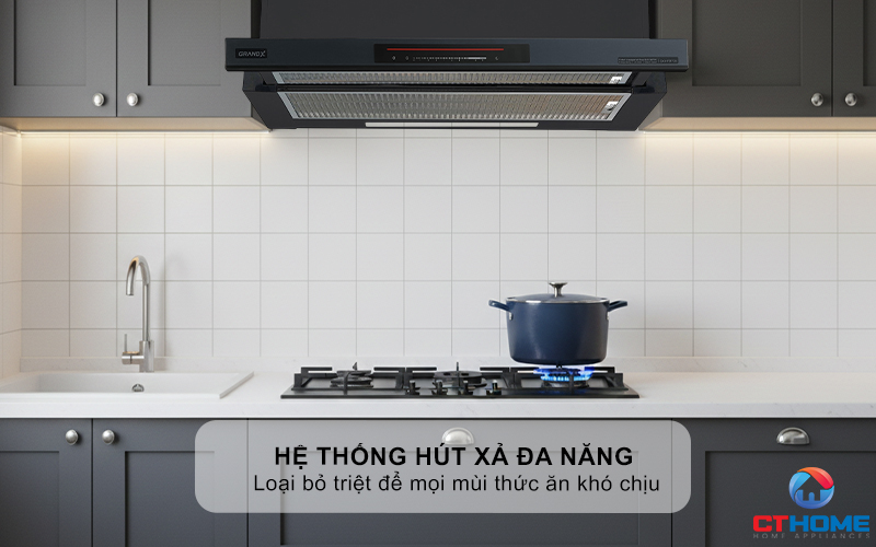 MÁY HÚT MÙI KÉO RÚT GRANDX GX H70F72B NGANG 70CM GXH70F72B 10