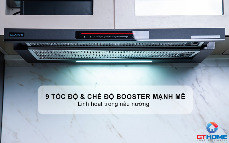 MÁY HÚT MÙI KÉO RÚT GRANDX GX H70F72B NGANG 70CM GXH70F72B 5