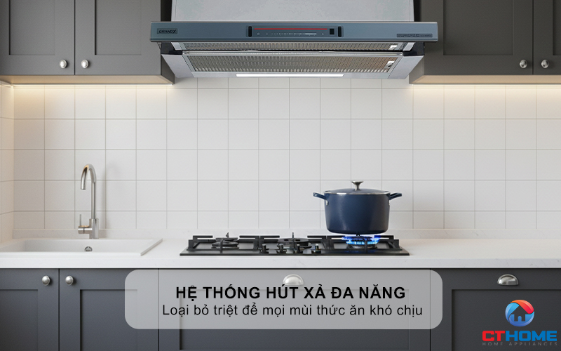 MÁY HÚT MÙI KÉO RÚT GRANDX GX H70F72G NGANG 70CM GXH70F72G 11