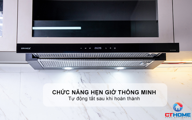 MÁY HÚT MÙI KÉO RÚT GRANDX GX H60F58B NGANG 60CM GXH60F58B 9