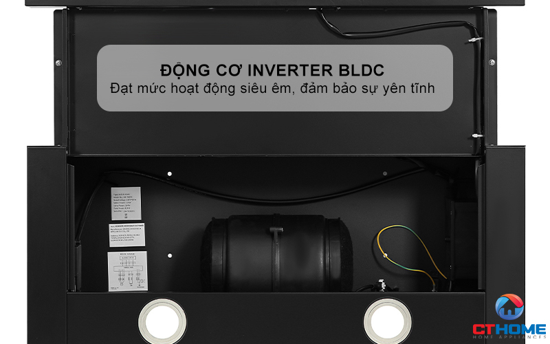 MÁY HÚT MÙI KÉO RÚT GRANDX GX H60F58B NGANG 60CM GXH60F58B 8