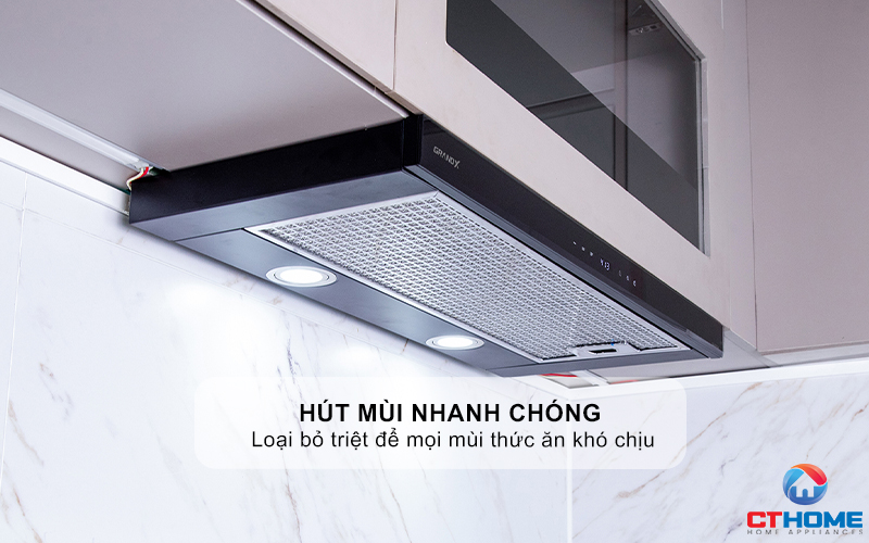 MÁY HÚT MÙI KÉO RÚT GRANDX GX H70F58B NGANG 70CM GXH70F58B 2