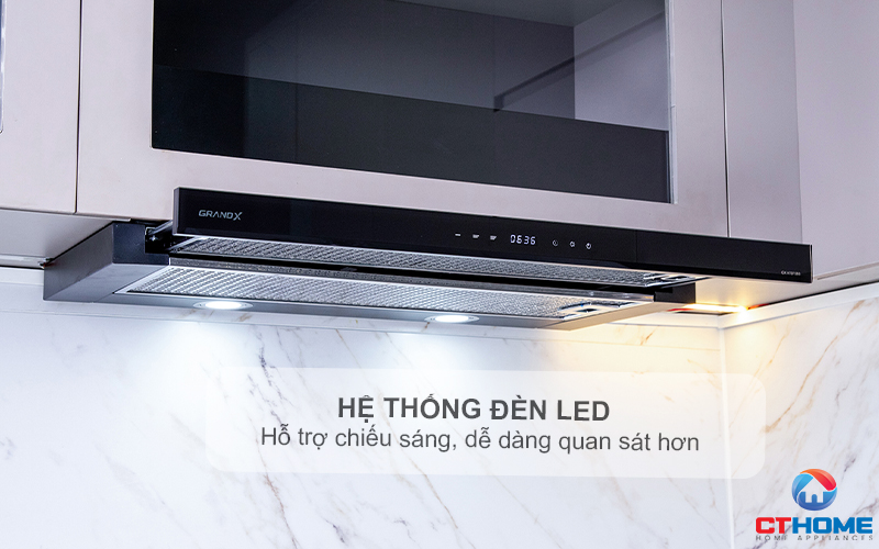 MÁY HÚT MÙI KÉO RÚT GRANDX GX H70F58B NGANG 70CM GXH70F58B 5