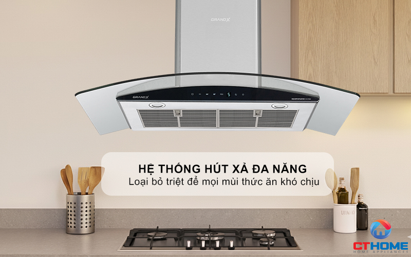 MÁY HÚT MÙI KÍNH CONG GRANDX GX H70C62 NGANG 70CM GXH70C62 10