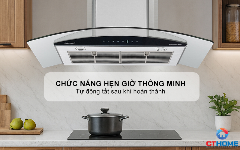 MÁY HÚT MÙI KÍNH CONG GRANDX GX H70C62 NGANG 70CM GXH70C62 9