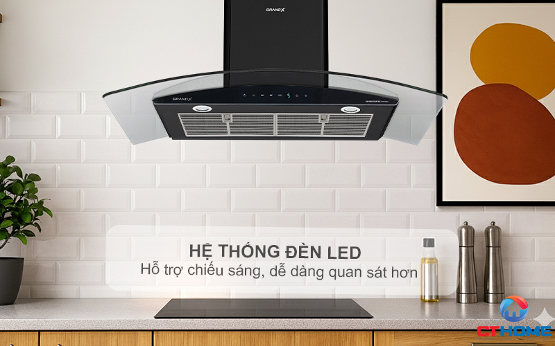 MÁY HÚT MÙI ÁP TƯỜNG GRANDX GX H70C62B NGANG 70CM GXH70C62B 5