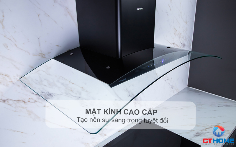 MÁY HÚT MÙI KÍNH CONG GRANDX GX H90C62B NGANG 90CM GXH90C62B 3