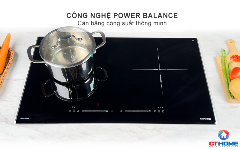 BẾP TỪ 2 VÙNG NẤU GRANDX SERIAL 6 GX IP676SE  GXIP676SE 11