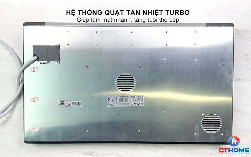 BẾP TỪ KẾT HỢP HỒNG NGOẠI 2 VÙNG NẤU GRANDX SERIAL 6 GX E677SE GXE677SE 6