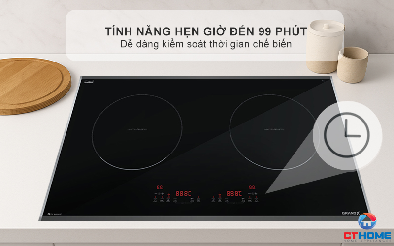 BẾP TỪ 2 VÙNG NẤU GRANDX SERIAL 6 GX IH668SE GXIH668SE 13