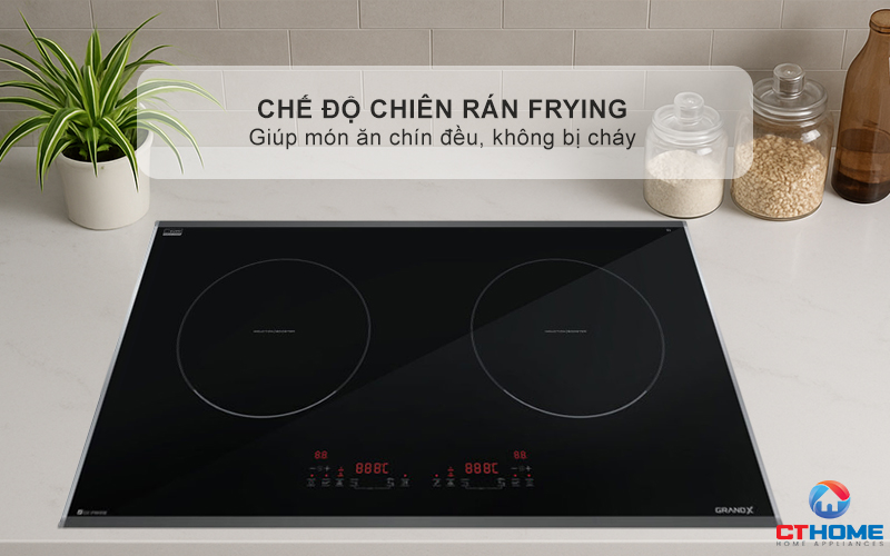 BẾP TỪ 2 VÙNG NẤU GRANDX SERIAL 6 GX IP669SE GXIP669SE 10