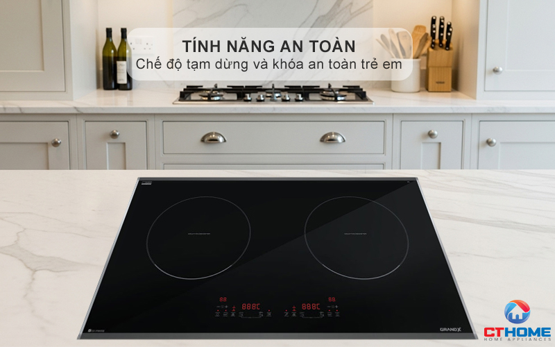 BẾP TỪ 2 VÙNG NẤU GRANDX SERIAL 6 GX IP669SE GXIP669SE 14