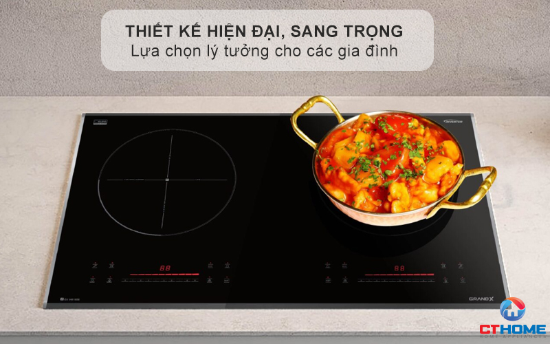 BẾP TỪ 2 VÙNG NẤU GRANDX SERIAL 6 GX IH618SE GXIH618SE 1