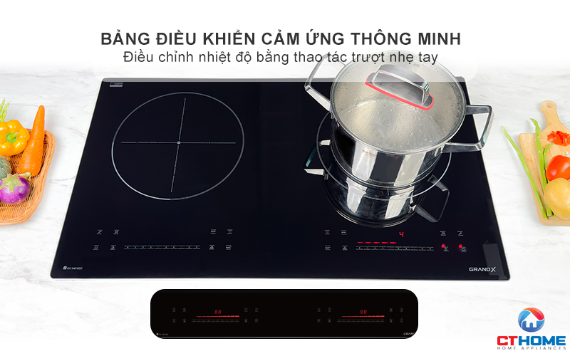 BẾP TỪ 2 VÙNG NẤU GRANDX SERIAL 6 GX IH618SE GXIH618SE 4