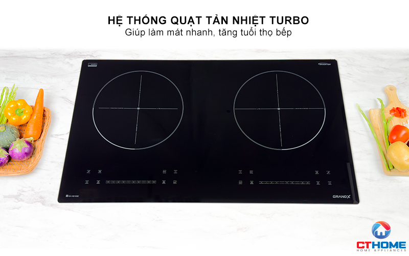 BẾP TỪ 2 VÙNG NẤU GRANDX SERIAL 6 GX IH618SE GXIH618SE 6