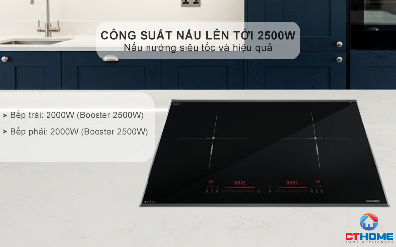 BẾP TỪ 2 VÙNG NẤU GRANDX SERIAL 6 GX IH675SE  GXIH675SE 3