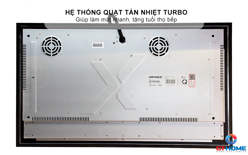 BẾP TỪ 2 VÙNG NẤU GRANDX SERIAL 6 GX IH675SE  GXIH675SE 6