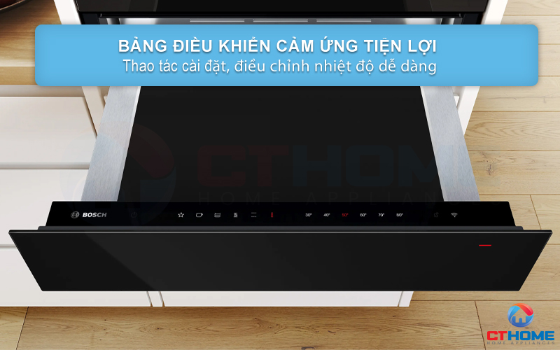 KHAY GIỮ ẤM THỨC ĂN ÂM TỦ BOSCH BIC7101B1 SERIE 8 2