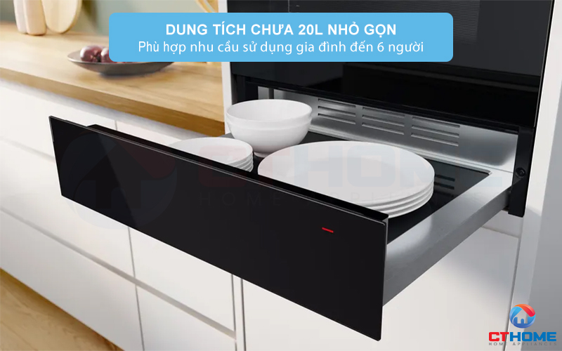 KHAY GIỮ ẤM THỨC ĂN ÂM TỦ BOSCH BIC7101B1 SERIE 8 4
