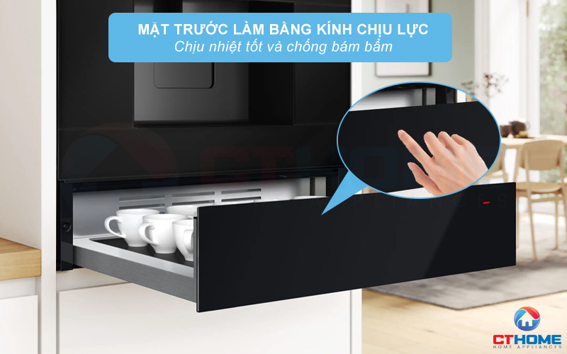 KHAY GIỮ ẤM THỨC ĂN ÂM TỦ BOSCH BIC7101B1 SERIE 8 3