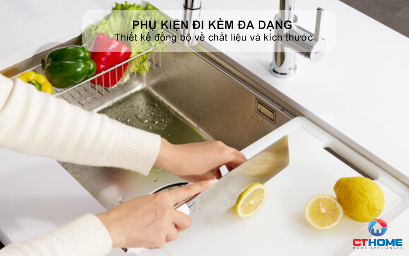 CHẬU RỬA CHÉN BÁT KONOX CHỐNG XƯỚC WORKSTATION SINK DEKOR 8044SU DEKOR8044SU 6