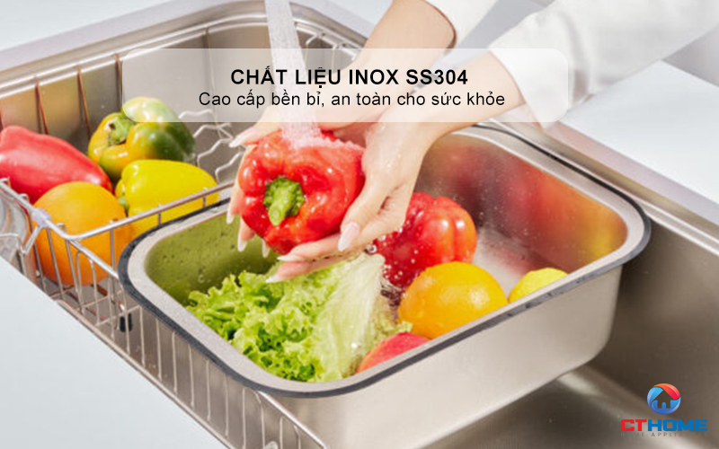 CHẬU RỬA CHÉN BÁT KONOX CHỐNG XƯỚC WORKSTATION SINK DEKOR 8048SU DEKOR8048SU 2