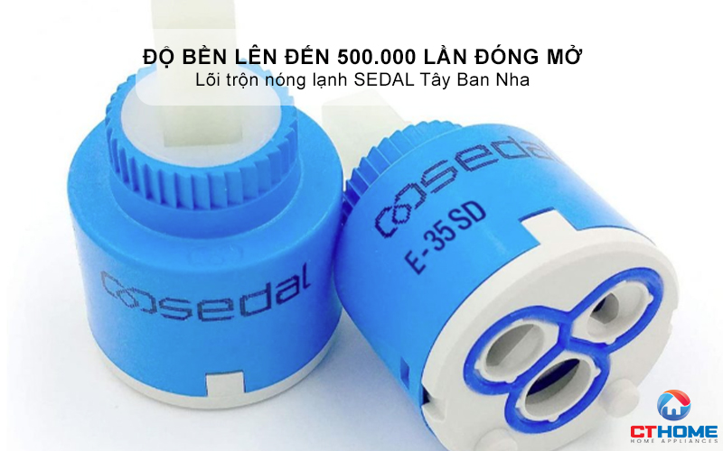 VÒI RỬA BÁT DÂY RÚT KONOX NÓNG LẠNH LUMO SMART CHROME  LUMOSMARTCHROME 7