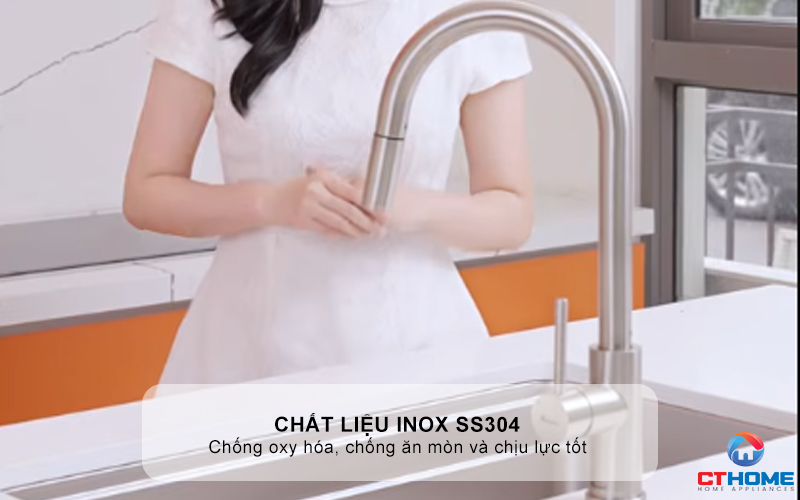 VÒI RỬA BÁT DÂY RÚT KONOX NÓNG LẠNH RENO SMART  RENOSMART 2