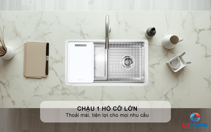 CHẬU RỬA CHÉN BÁT KONOX PHONG CÁCH NHẬT CHỐNG XƯỚC TARI SMART 780 TARISMART780 4