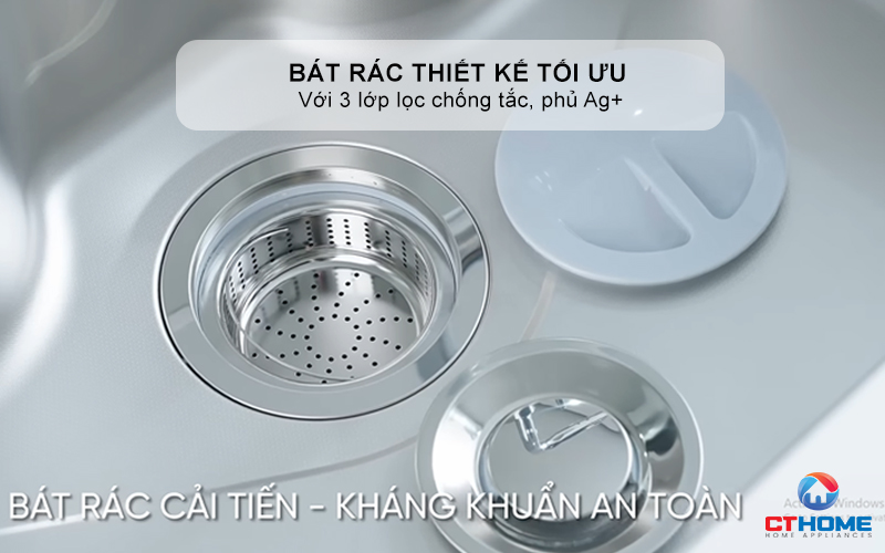 CHẬU RỬA CHÉN BÁT KONOX PHONG CÁCH NHẬT CHỐNG XƯỚC TARI SMART 780 TARISMART780 6
