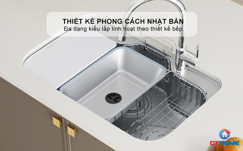CHẬU RỬA CHÉN BÁT KONOX PHONG CÁCH NHẬT CHỐNG XƯỚC TARI SMART 7851 TARISMART7851 1