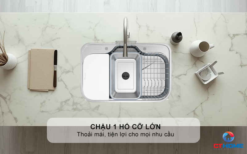 CHẬU RỬA CHÉN BÁT KONOX PHONG CÁCH NHẬT CHỐNG XƯỚC TARI SMART 7851 TARISMART7851 4
