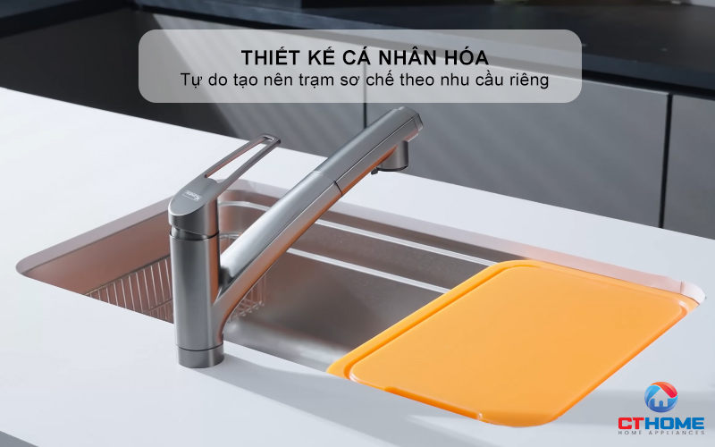 CHẬU RỬA CHÉN BÁT KONOX PHIÊN BẢN CÁ NHÂN HÓA TARI SMART 8047PP  TARISMART8047PP 1