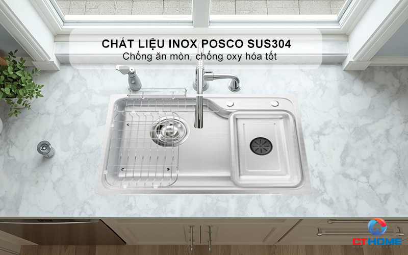 CHẬU RỬA CHÉN BÁT KONOX PHONG CÁCH NHẬT CHỐNG XƯỚC TARI SMART 8050 TARISMART8050 2