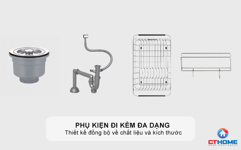 CHẬU RỬA CHÉN BÁT KONOX PHONG CÁCH NHẬT CHỐNG XƯỚC TARI SMART 8050 TARISMART8050 8