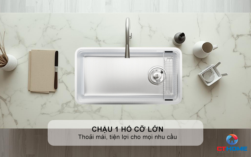 CHẬU RỬA CHÉN BÁT KONOX PHIÊN BẢN CÁ NHÂN HÓA TARI SMART 8847PP TARISMART8847PP 4
