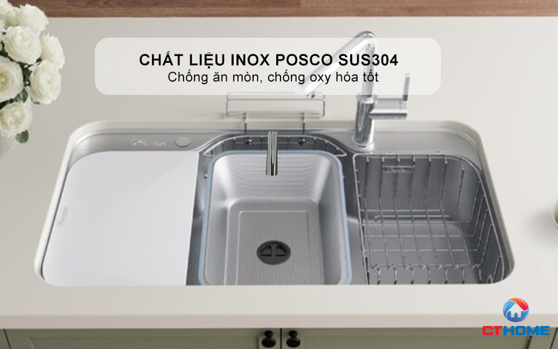 CHẬU RỬA CHÉN BÁT KONOX PHONG CÁCH NHẬT CHỐNG XƯỚC TARI SMART 9051 TARISMART9051 2