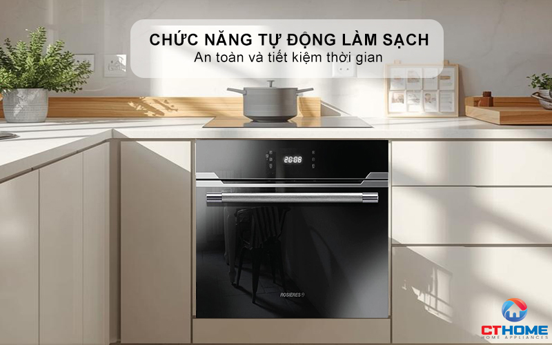 Vệ sinh định kỳ dễ dàng với chức năng tự động làm sạch